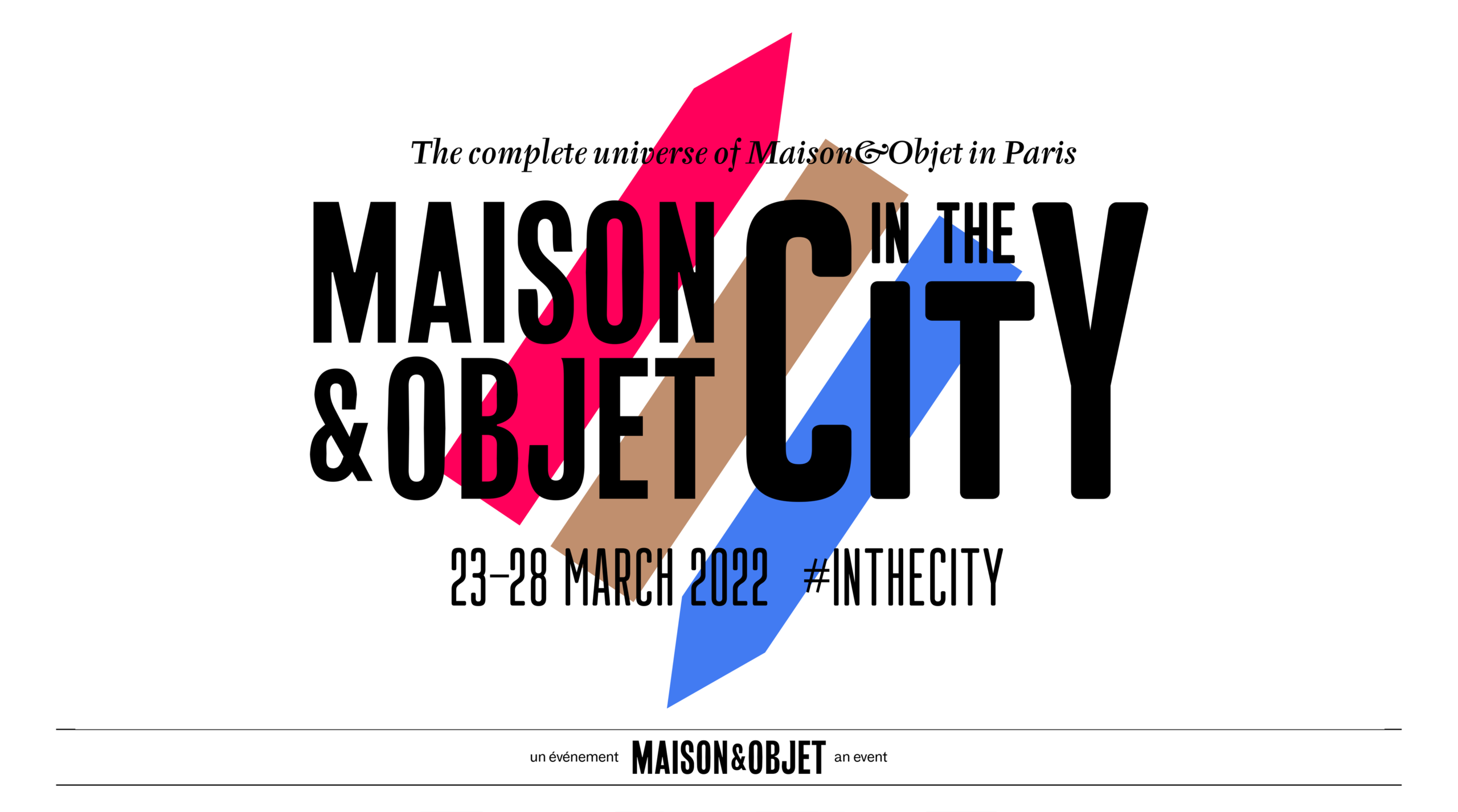 Affiche-horizontale_Maison&Objet-In-the-City_Mar2022_RVB-colors_EN